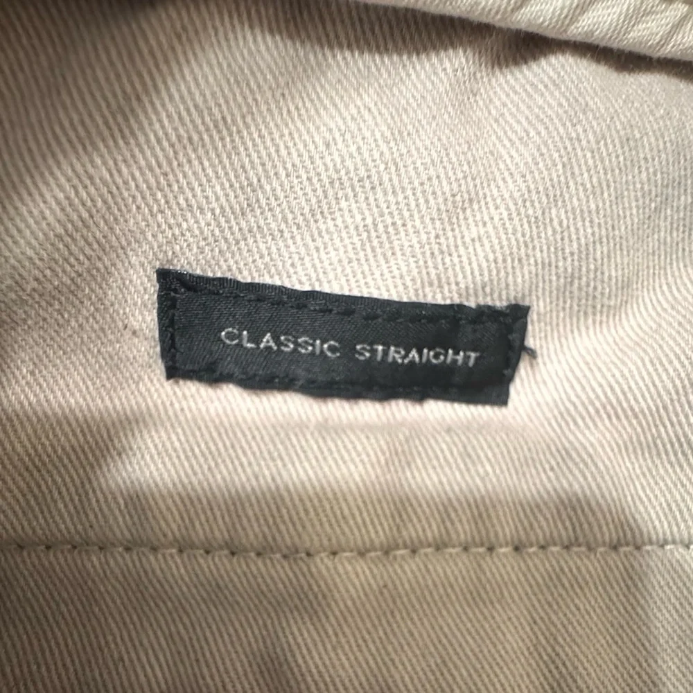 Men's Navy Classic Straight J. Crew‎ 100% Cotton Pants Size 34x36